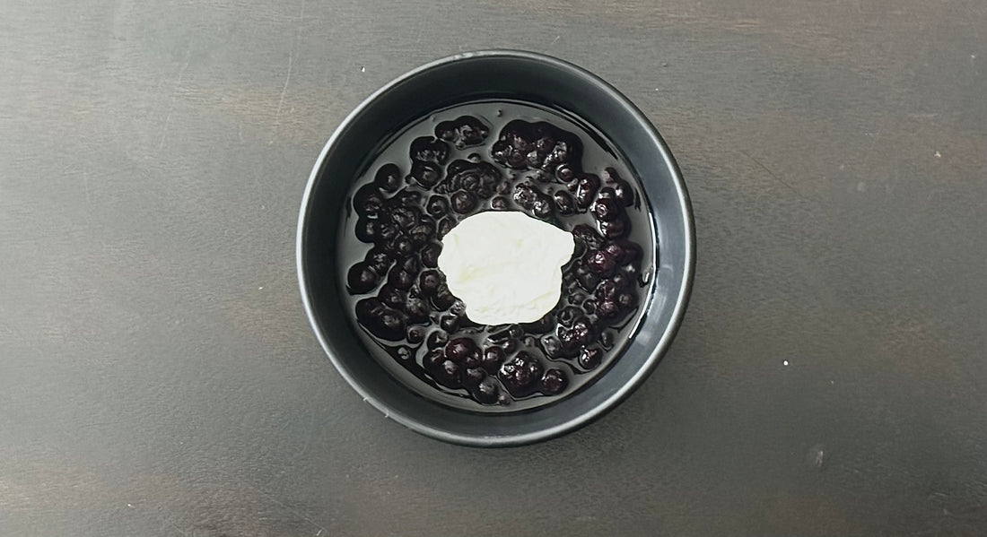 Mustikkakeitto (Finnish Blueberry Soup) - Lizzy Helena Brown