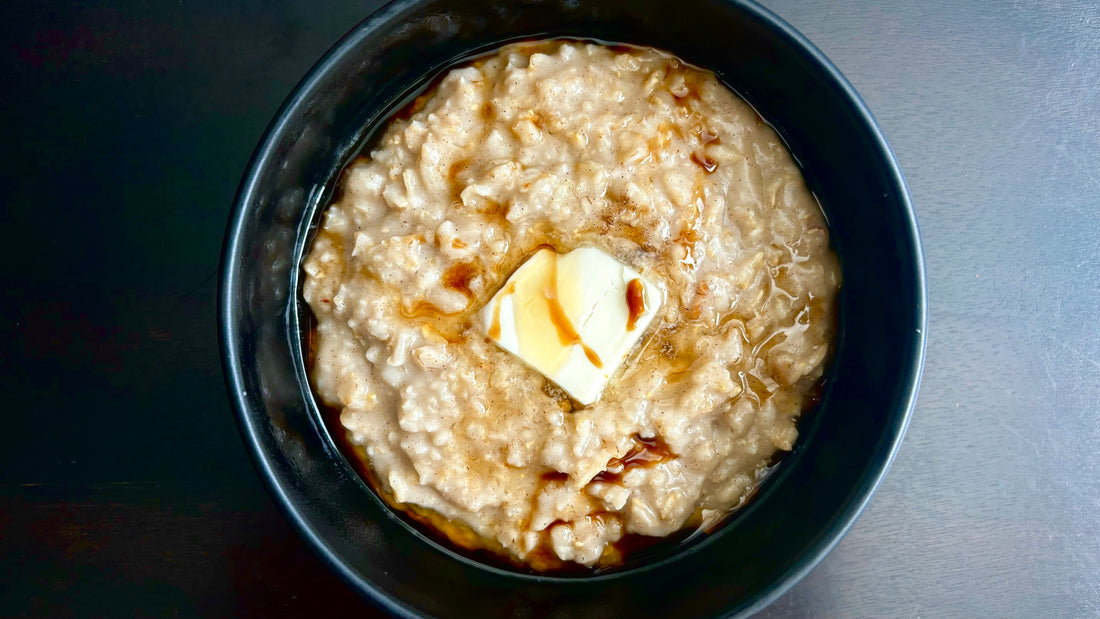 Spiced Date Coconut Oatmeal - Lizzy Helena Brown