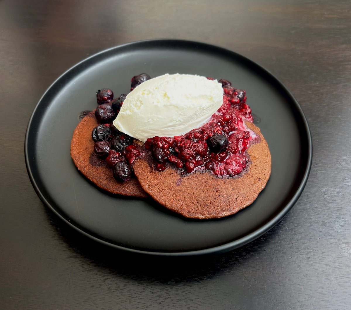 Ali's Almond Flour Chocolate Pancakes