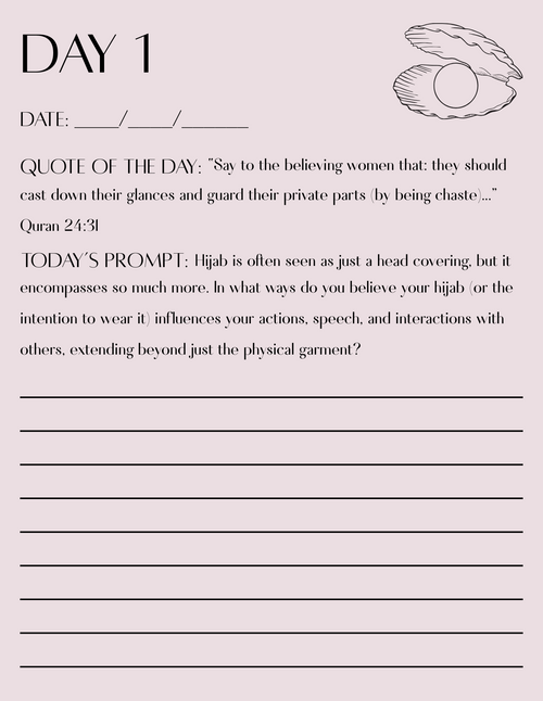 FREE 14 Day Guided Hijab Journal