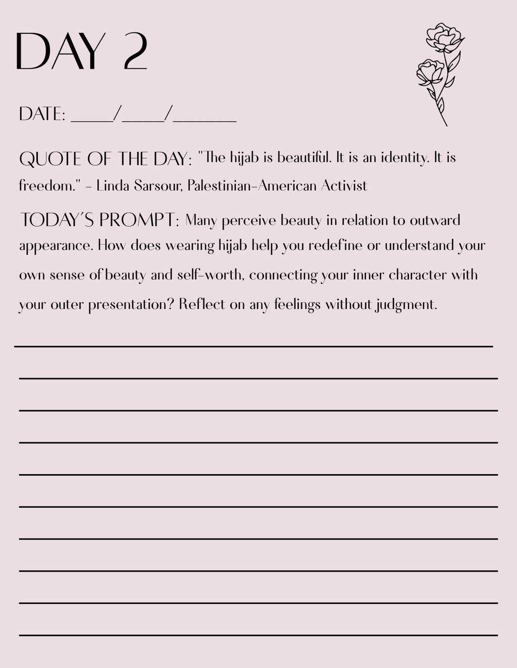 FREE 14 Day Guided Hijab Journal