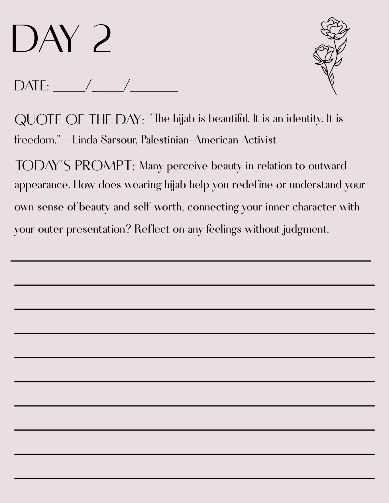 FREE 14 Day Guided Hijab Journal