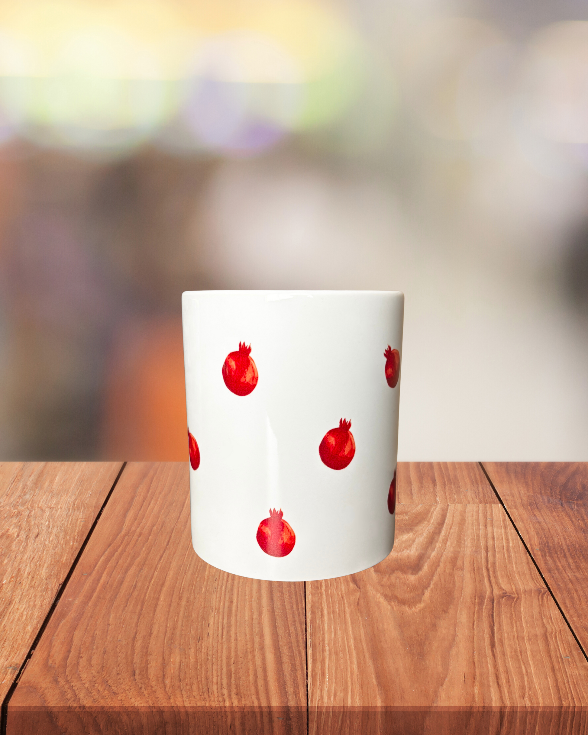 Painted Pomegranate Mug